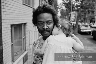 Silky carries Betsy home. - New York City, 1970. photo:©Bob Adelman. From the book Gentleman of Leisure by Susan Hall and Bob Adelman.