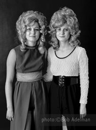 Tracey and her twin sister, Trixey who is also a prostitute. New York City, 1970. photo:©Bob Adelman. From the book Gentleman of Leisure by Susan Hall and Bob Adelman.