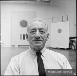 Adolph Gottlieb photographed in his 22nd Street studio, New York, NY mid-1960s. Adolph Gottlieb photographed in his 22nd Street studio, New York, NY mid-1960s.