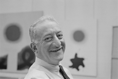 Adolph Gottlieb photographed in his 22nd Street studio, New York, NY mid-1960s. Adolph Gottlieb photographed in his 22nd Street studio, New York, NY mid-1960s.