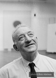 Adolph Gottlieb photographed in his 22nd Street studio in front of Icon (1964), New York, NY mid-1960s. Adolph Gottlieb photographed in his 22nd Street studio, New York, NY mid-1960s.