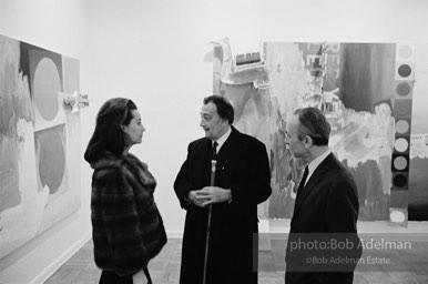 Leo Castelli and Salvador Dali. Leo Castelli Gallery, New York City, 1966.