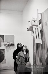 Jasper Johns exhibition at the Leo Castelli Gallery. 1966.