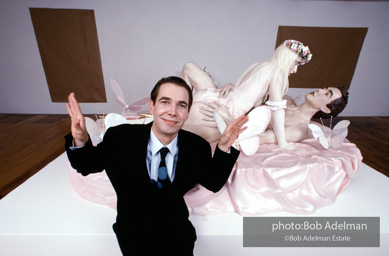 Jeff Koons with Ilona On Top (Rosa). 