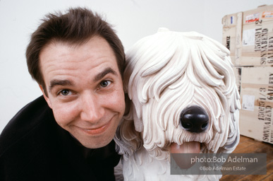 Jeff Koons with Bob-Tail. 