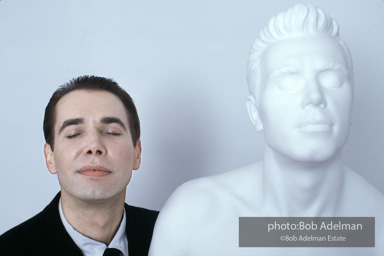 Jeff Koons with Self Portrait.  