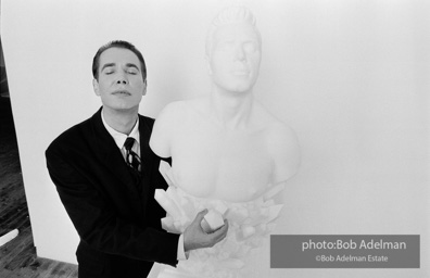 Jeff Koons with Self Portrait.  