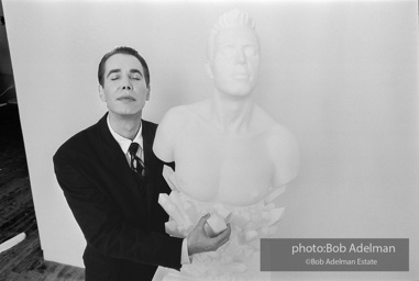 Jeff Koons with Self Portrait.  