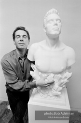 Jeff Koons with Self Portrait.  