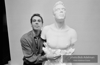 Jeff Koons with Self Portrait.  