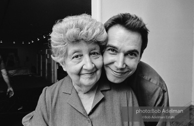 Ileana Sonnabend and Jeff Koons. Ileana Sonnabend and Jeff Koons.