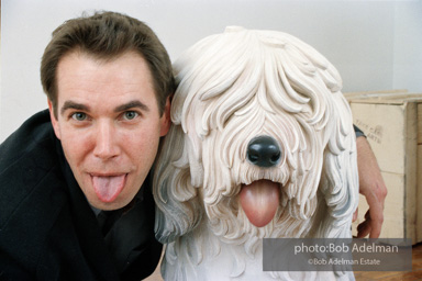 Jeff Koons with Bob-Tail. 