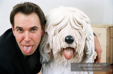 Jeff Koons with Bob-Tail. 