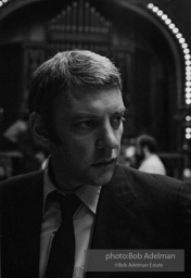 Donald Sutherland on the set during filming of the 1971 movie KLUTE.