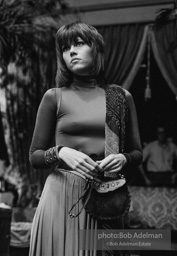 Jane Fonda on the set during filming of the 1971 movie KLUTE.