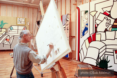 Roy Lichtenstein. Drawing for 