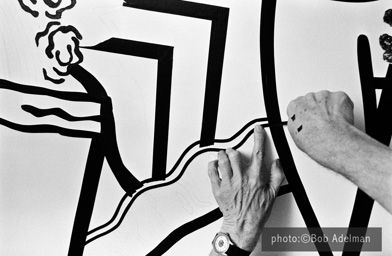 Roy Lichtenstein. Large Interior with Three Reflections. 1993 photo:©Bob Adelman/Artwork:©Estate of Roy Lichtenstein