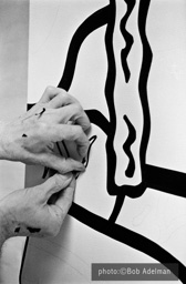 Roy Lichtenstein. Large Interior with Three Reflections. 1993 photo:©Bob Adelman/Artwork:©Estate of Roy Lichtenstein