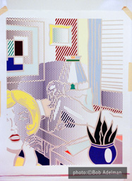 Roy Lichtenstein. Roommates (study). 1994. photo:©Bob Adelman/Artwork:©Estate of Roy Lichtenstein