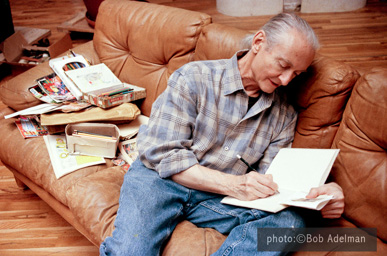 Roy Lichtenstein. Drawing for Nudes with Beach Ball. 1994. photo:©Bob Adelman/Artwork:©Estate of Roy Lichtenstein