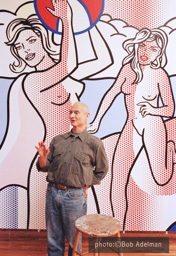 Roy Lichtenstein. Nudes with Beach Ball.1994 photo:©Bob Adelman/Artwork:©Estate of Roy Lichtenstein