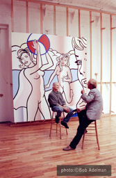 Roy Lichtenstein. Nudes with Beach Ball.1994 photo:©Bob Adelman/Artwork:©Estate of Roy Lichtenstein