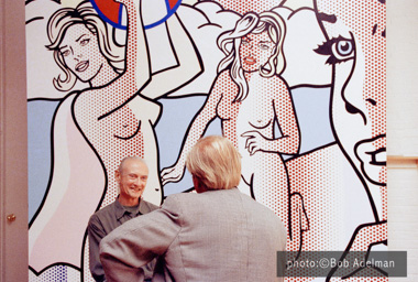 Roy Lichtenstein. Nudes with Beach Ball.1994 photo:©Bob Adelman/Artwork:©Estate of Roy Lichtenstein