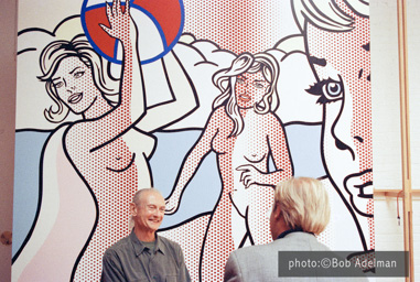 Roy Lichtenstein. Nudes with Beach Ball.1994 photo:©Bob Adelman/Artwork:©Estate of Roy Lichtenstein