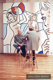 Roy Lichtenstein. Nudes with Beach Ball.1994 photo:©Bob Adelman/Artwork:©Estate of Roy Lichtenstein