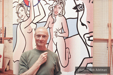 Roy Lichtenstein. Nudes with Beach Ball.1994 photo:©Bob Adelman/Artwork:©Estate of Roy Lichtenstein