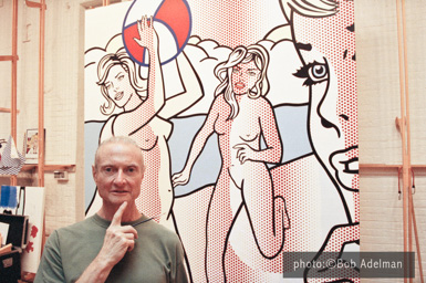 Roy Lichtenstein. Nudes with Beach Ball.1994 photo:©Bob Adelman/Artwork:©Estate of Roy Lichtenstein