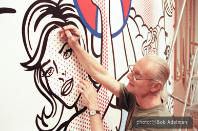 Roy Lichtenstein. Nudes with Beach Ball.1994 photo:©Bob Adelman/Artwork:©Estate of Roy Lichtenstein