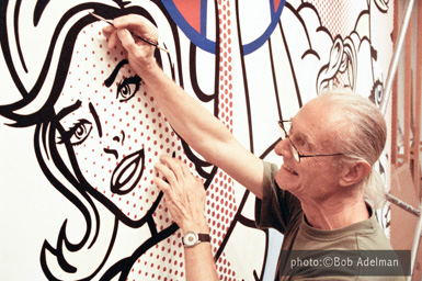 Roy Lichtenstein. Nudes with Beach Ball.1994 photo:©Bob Adelman/Artwork:©Estate of Roy Lichtenstein