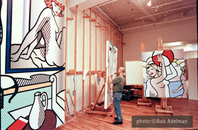 photo:©Bob Adelman/Artwork:©Estate of Roy Lichtenstein