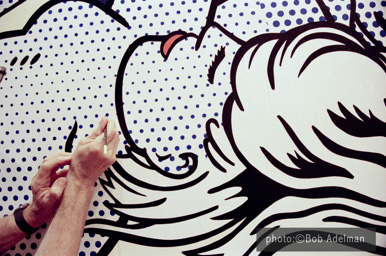 photo:©Bob Adelman/Artwork:©Estate of Roy Lichtenstein