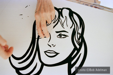 Roy Lichtenstein. Nude. 1997 photo:©Bob Adelman/Artwork:©Estate of Roy Lichtenstein