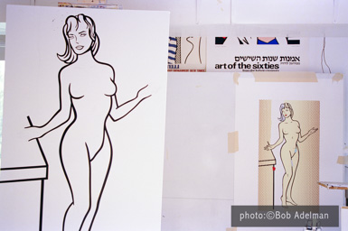 Roy Lichtenstein. Nude. 1997 photo:©Bob Adelman/Artwork:©Estate of Roy Lichtenstein