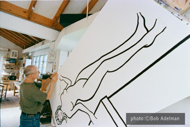 Roy Lichtenstein. Nude. 1997 photo:©Bob Adelman/Artwork:©Estate of Roy Lichtenstein