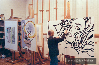 photo:©Bob Adelman/Artwork:©Estate of Roy Lichtenstein