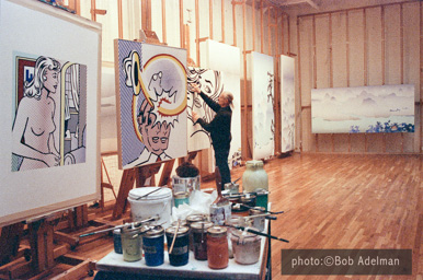 photo:©Bob Adelman/Artwork:©Estate of Roy Lichtenstein