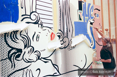 Roy Lichtenstein. Two Nudes. photo:©Bob Adelman/Artwork:©Estate of Roy Lichtenstein