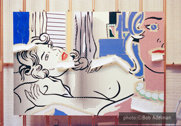 Roy Lichtenstein. Two Nudes. photo:©Bob Adelman/Artwork:©Estate of Roy Lichtenstein