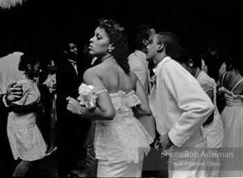 Senior prom at McCorey Liston High School,  Blair,  South Carolina  1985