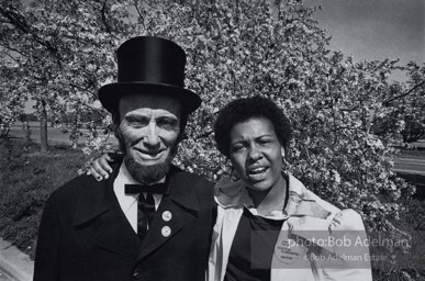 On the National Mall, Washington, D.C.  1968