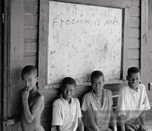 Writing on the wall, Alberta, Alabama.  1966