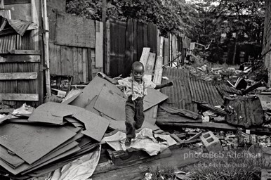 Angel, Bedford Stuyvesant neighborhood,  Brooklyn,  New York City.  1962