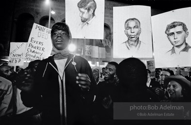 All-night vigil at the 1964 Democratic National Convention,   Atlantic City,   New Jersey.  1964