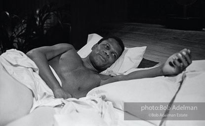 Poitier in a love scene in Ivy, New York City.  1968