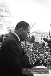 King speaks to the crowd, Montgomery, Alabama.1965