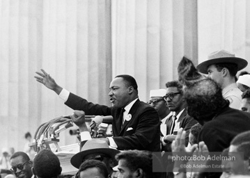 The Dreamer dreams: King ends his speech with the words of the old Negro spiritual, ÒFree at last! Free at last! Thank God Almighty, we are free at last!Ó   Washington,  D.C.  1963